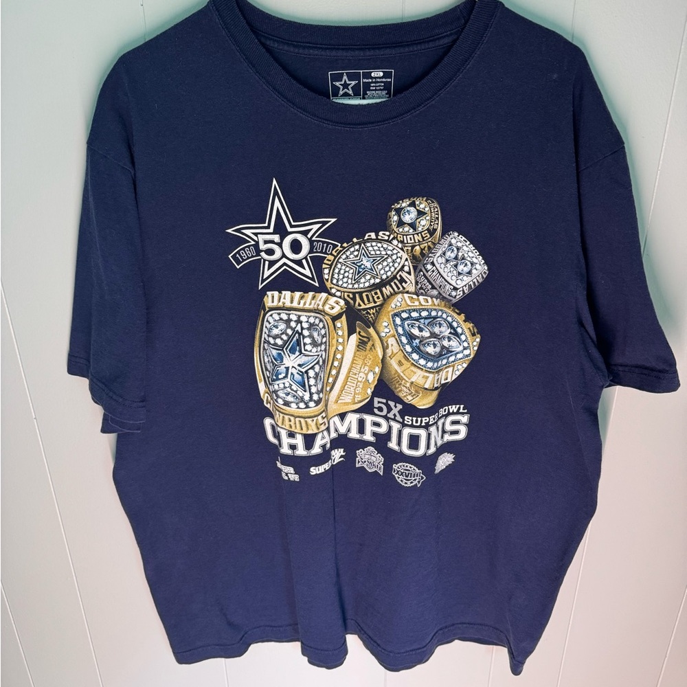 Dallas Champions Men T-Shirt - Navy Blue